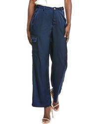 Gracia - Satin Wide Leg Pant - Lyst