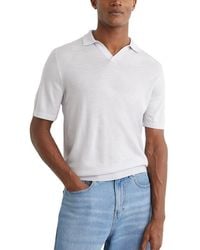Reiss - Duchie Open Collar Mer Wool Sweater - Lyst