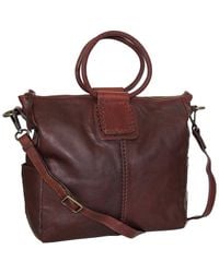 Nino Bossi - Tonya's Ring Genuine Leather Tote - Lyst