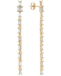 Ettika - 18K Plated Linear Earrings - Lyst
