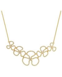 Suzy Levian CZ Jewelry - Suzy Levian Silver Cz Bib Necklace - Lyst