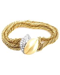 Pomellato 18k Two-tone 1.40 Ct. Tw. Diamond Bracelet - Metallic