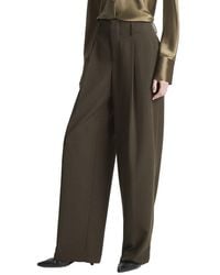 Vince - High Waist Pleated Trouser - Lyst