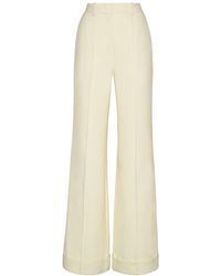 Adam Lippes - Deeda Wool & Silk-blend Pant - Lyst