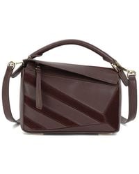 Tiffany & Fred Paris - Geometric Leather Satchel - Lyst