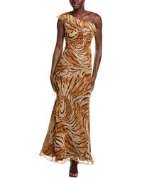Issue New York - Silk Shell Print Gown - Lyst