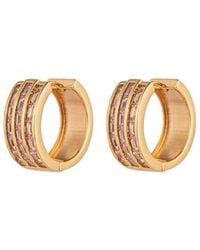 Eye Candy LA - Cz Hoop Earring - Lyst