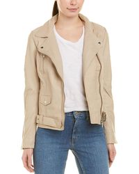 Scotch & Soda Signature Leather Jacket - Brown