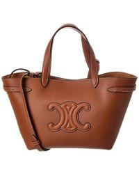Celine - Cabas Anais Mini Leather Tote - Lyst