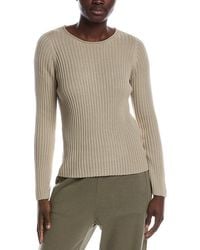 Eileen Fisher - Jewel Neck Sweater - Lyst