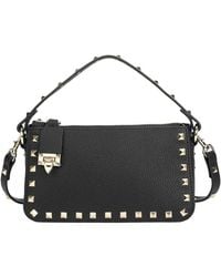 Tiffany & Fred Paris - Metallic Studded Convertible Shoulder Bag - Lyst