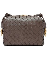 Tiffany & Fred Paris - Large Hand-Woven Leather Messenger Bag - Lyst