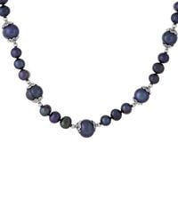 Splendid - Silver 6-9mm Pearl Pendant Necklace - Lyst