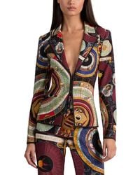 Alice + Olivia - Mya Notch Collar Fitted Blazer - Lyst