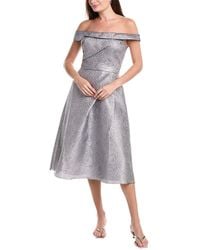 Rene Ruiz - Off-The-Shoulder A-Line Brocade Cocktail Dress - Lyst