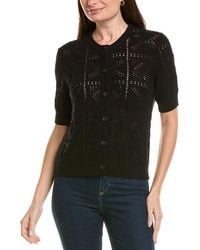 Autumn Cashmere - Cotton By Tile Stitch Cardigan - Lyst