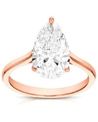 Amairah - 14K 4.00 Ct. Tw. Lab-Grown Diamond Engagement Ring - Lyst