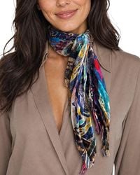 Blue Pacific - Vintage Patchwork Silk-Blend Neckerchief - Lyst