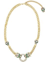 Eye Candy LA - Double Leopard Necklace - Lyst
