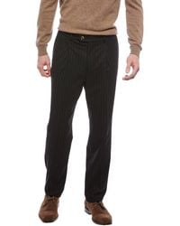 Brunello Cucinelli - Pleated Wool Pant - Lyst