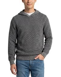 Vince - Wool & Cashmere-Blend Geo Jacquard Hoodie - Lyst