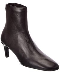 TOTEME - Leather Bootie - Lyst