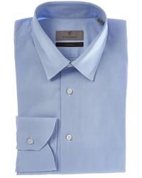 Canali - Silk-Blend Dress Shirt - Lyst