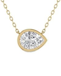 Lab Grown Diamonds - 14k 0.50 Ct. Tw. Lab Grown Diamond Necklace - Lyst