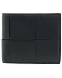 Bottega Veneta - Black Intrecciato Leather Cassette Maxi Wallet (authentic Pre- Loved) - Lyst