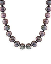 Splendid - Silver 9-10mm Pearl Necklace - Lyst