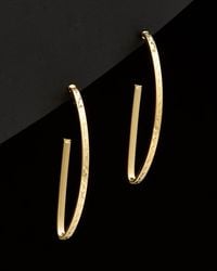 Italian Gold - 14K Open Hoops - Lyst