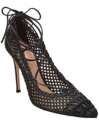 Gianvito Rossi Allyson 100 Leather Pump - Black