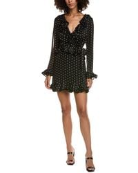 Bardot - Frill Spot Mini Dress - Lyst