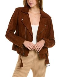 theory suede jacket womens