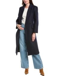 Maje - Wool-Blend Coat - Lyst