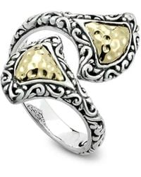 Samuel B. - 18k & Silver Bypass Ring - Lyst