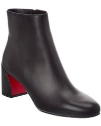 Christian Louboutin - Jane 55 Leather Bootie - Lyst