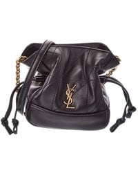 Saint Laurent - Cassandra Jamie Mini Leather Cross - Lyst