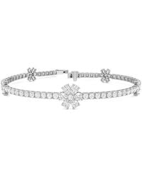 Lab Grown Diamonds - 14K 4.37 Ct. Tw. Lab-Grown Diamond Tennis Bracelet - Lyst