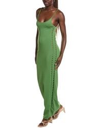 Paris Georgia Basics - Elemental Color Contrast Maxi Dress - Lyst
