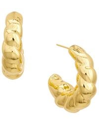 Juvell - 18K Plated Hoop Earrings - Lyst