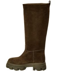 Gia Borghini Ninette Suede Boot in Natural | Lyst Gia Borghini Ninette Suede Boot in Natural | Lyst