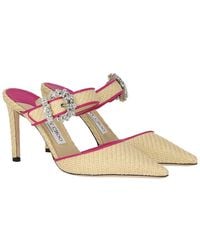 Jimmy Choo - Dyana 85 Raffia Mule - Lyst