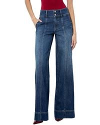 Alice + Olivia - Mame High-Rise Wide Leg Jean - Lyst