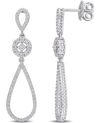 Diamond Select Cuts - 18k 0.84 Ct. Tw. Diamond Earrings - Lyst