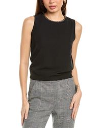 Gracia - Chain Neckline Top - Lyst