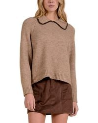Elan - Wool-Blend Polo Sweater - Lyst