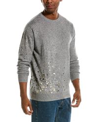 SCOTT & SCOTT LONDON - Foil Wool & Cashmere-blend Crewneck Sweater - Lyst
