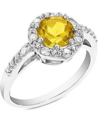 Amairah - 0.80 Ct. Tw. Citrine Cz Ring - Lyst