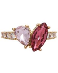 Rivka Friedman - 18K Plated Cz Ring - Lyst